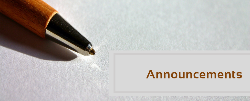 Announcements